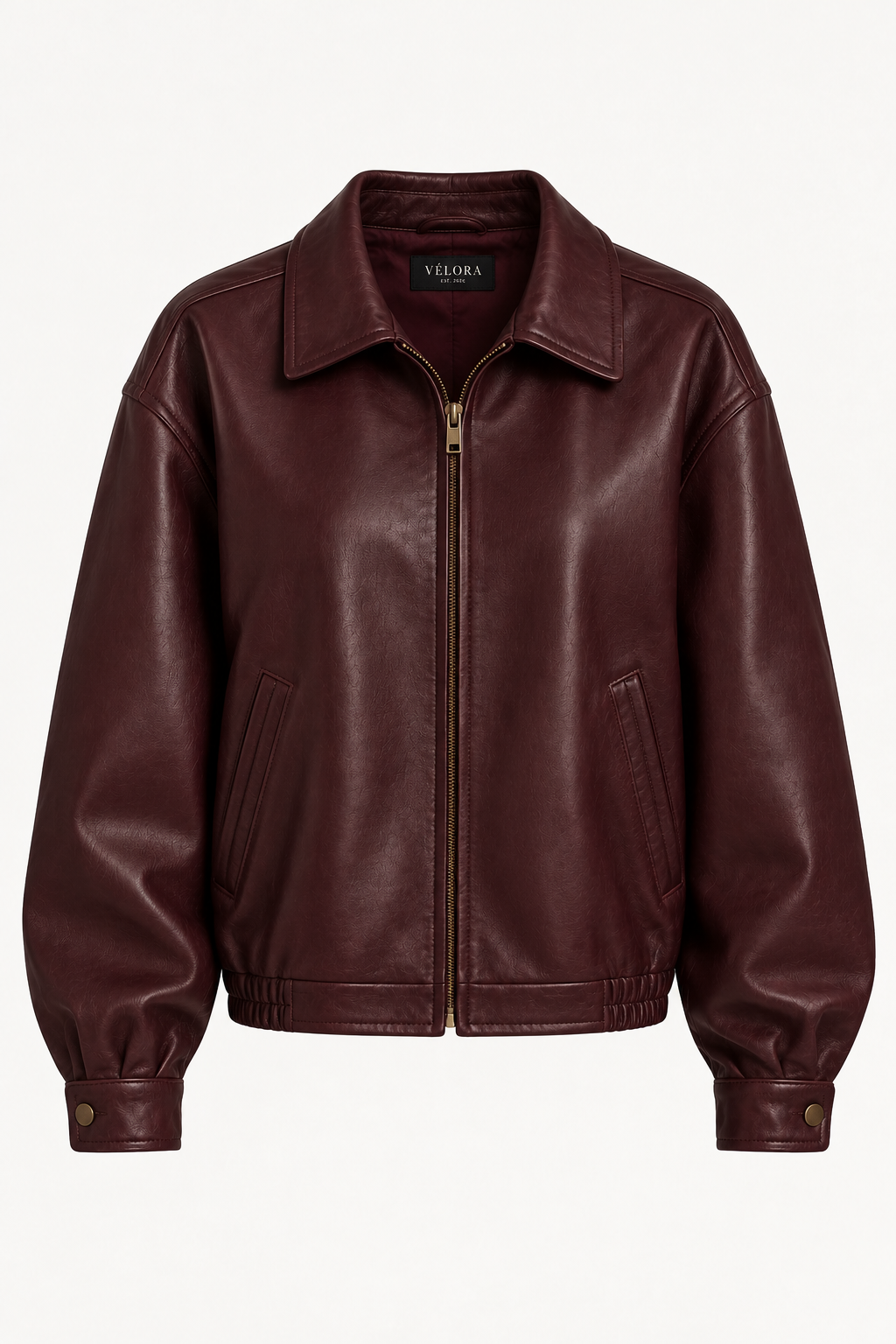 Margaux Leather Bomber